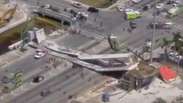 Ponte desaba, esmaga carros e deixa vários mortos na Flórida