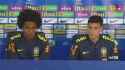 Willian e Coutinho comentam sobre ansiedade com a Copa
