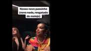 Anitta recebe ex-BBB Ana Clara e Caetano Veloso em show: 'Que honra'. Fotos!
