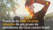 Pipas incendiárias de Gaza provocam incêndios em Israel