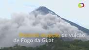 Erupção de vulcão de Fogo volta a afetar Guatemala