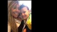 Davi Lucca deseja boa sorte ao pai, Neymar, antes de jogo do Brasil: 'Te amo'