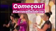 Com body rosa decotado, Sabrina Sato avalia 1º Carnaval com Zoe: 'Vou dar conta'