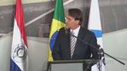 Bolsonaro afirma que é fundamental segunda ponte entre Brasil e Paraguai

