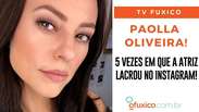 5 vezes em que Paolla Oliveira brilhou no Instagram!