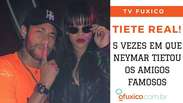 Rihanna e Neymar? 5 vezes em que o jogador tietou os amigos famosos!