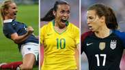 Confira quem são as principais estrelas da Copa do Mundo de futebol feminino