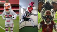 Veja os mascotes 'pistolas' do futebol brasileiro