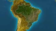 Previsão Brasil - Ar seco volta a predominar no Sudeste