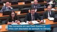 Três momentos em que Paulo Guedes se irritou com deputados de oposição na Câmara