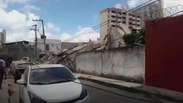 Imagens mostram destruição em área onde prédio desabou em Fortaleza