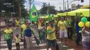 Manifestantes tomam às ruas de Foz do Iguaçu para apoiar Governo Bolsonaro
