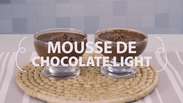 Mousse de chocolate light