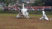 Helicóptero da Globo faz pouso forçado em BH