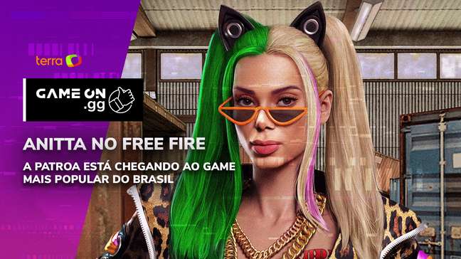 Anitta vai virar personagem de Free Fire