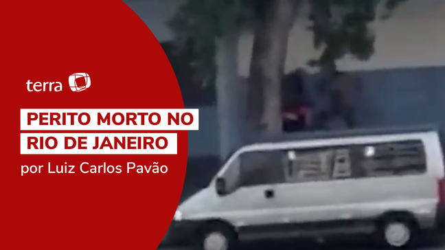 Vídeo mostra momento em que perito caiu em emboscada no RJ