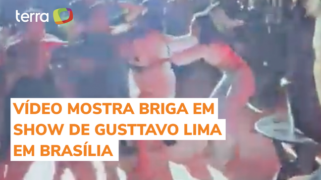 Vídeo mostra briga durante show de Gusttavo Lima em Brasília