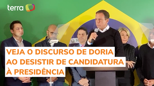 João Doria anuncia desistência de candidatura à presidência
