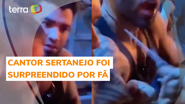 Gusttavo Lima tem colar arrancado durante show em São Luís (MA)