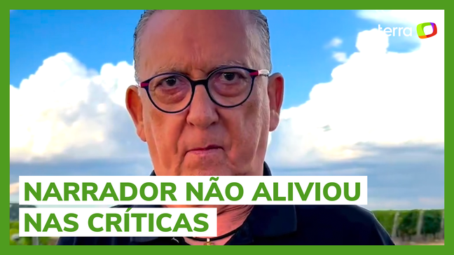 Galvão Bueno critica Vitor Pereira após vexame do Flamengo: "Não tem bom caráter"