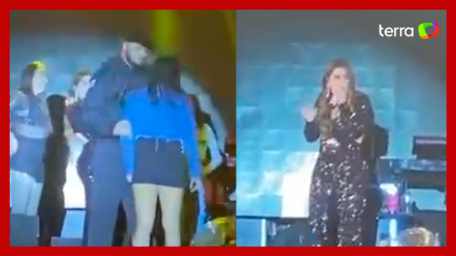 Video: Naiara Azevedo interrupts show to scold ‘irresponsible’ fan.