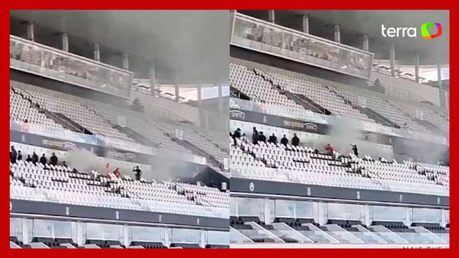 Princípio de incêndio atinge Neo Química Arena antes de jogo do Corinthians