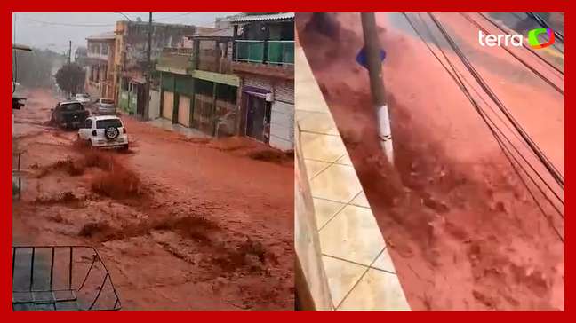 Mulher morre após ser arrastada por enxurrada durante forte chuva em Aparecida (SP)