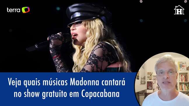 Veja quais músicas Madonna cantará no show gratuito em Copacabana