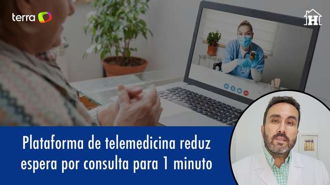Plataforma de telemedicina reduz espera por consulta para 1 minuto