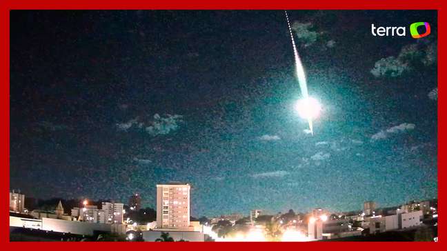 Explosão de meteoro gera brilho mais forte do que a lua no RS