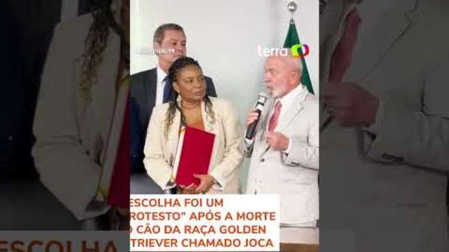 Lula usa gravata em homenagem ao cachorro Joca e cobra Gol e Anac por morte #shorts