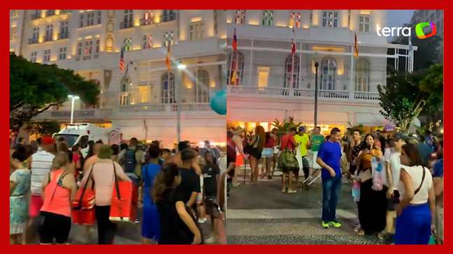 Multidão se reúne em frente ao hotel em que Madonna está hospedada