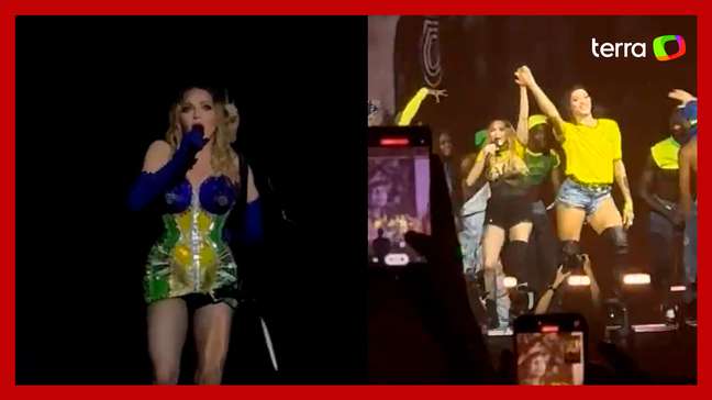 Madonna tira máscara e faz ensaio com figurino inspirado no Brasil