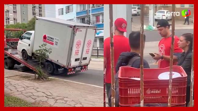 Caminhão do MTST usado para entregar marmitasmr jack beats appabrigos é apreendido pela polícia no RS