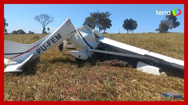 Avião cai em Mato Grosso e deixa duas pessoas mortas; veja vídeo