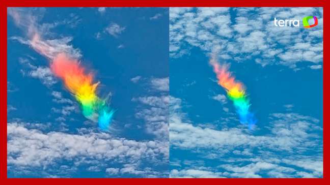 Mulher registra ‘arco-íris de fogo’ no céu do Canadá