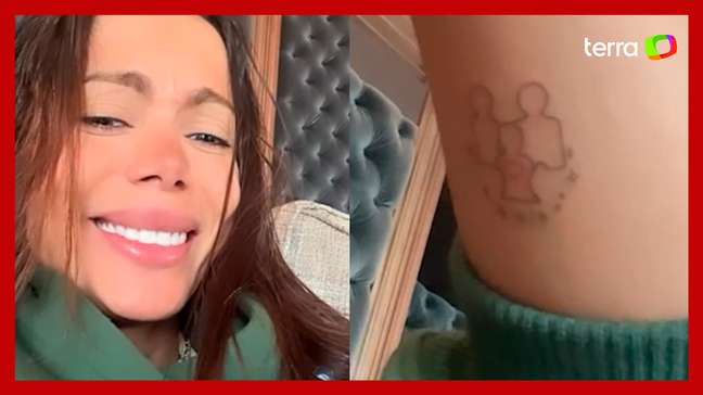 Anitta explica significado de nova tatuagem: 'Tem gente que não gosta'
