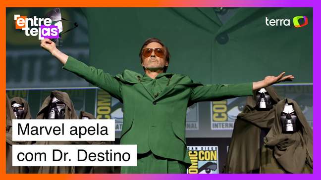No desespero, Marvel apela e traz Robert Downey Jr. pra viver Dr. Destino