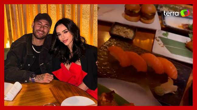 Neymar deixa Mavie em casa para curtir jantar romântico com Biancardi: 'Vale night'