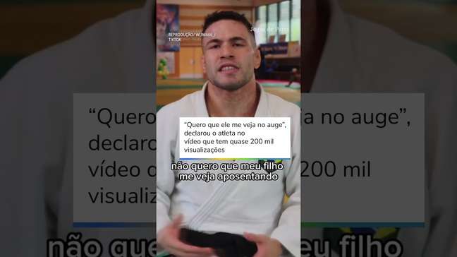 Primeiro brasileiro a ganhar medalha em Paris viraliza ao falar sobre o sonho de ser pai #shorts