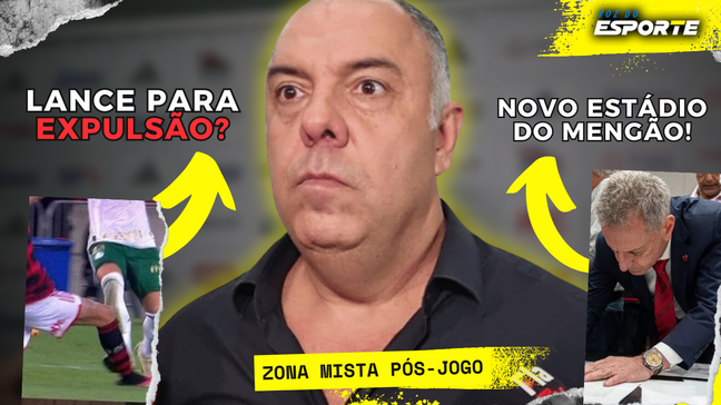Marcos Braz reclama da arbitragem e Flamengo próximo do estádio 