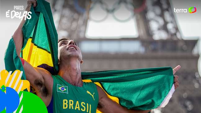 Caio Bonfim é medalha de prata na marcha atlética em Paris