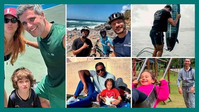 Dia dos Pais: veja 5 looks dos famosos em clima olímpico