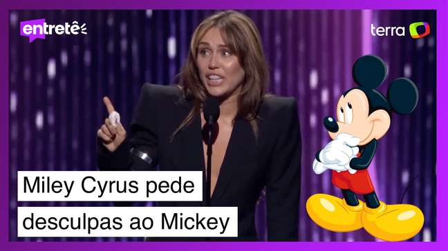 Miley Cyrus pede desculpas ao Mickey Mouse por fase 'bad girl'