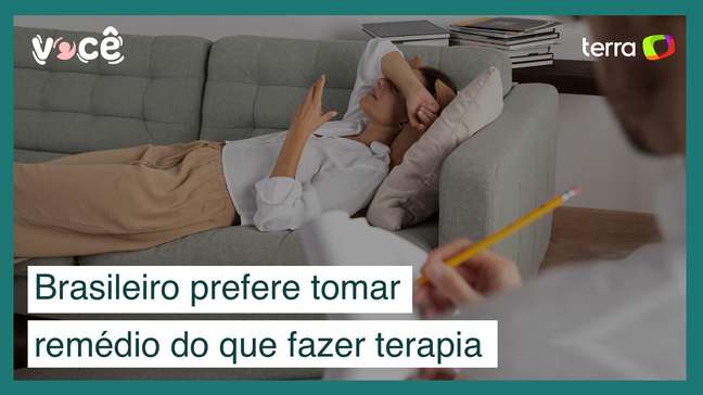 Why do Brazilians prefer to take medicine rather than go to therapy?