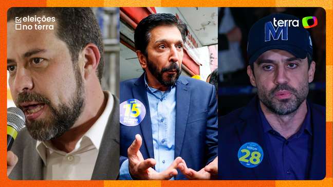 Quaest: Nunes lidera com 24%, Boulos tem 23% e Marçal fica com 20% em SP