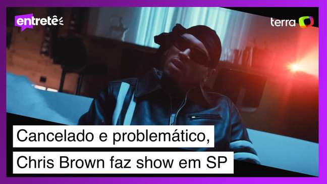 Cancelado e problemático, Chris Brown faz show no Brasil