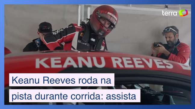 Keanu Reeves hace trompo en la pista en la carrera de Indianápolis: mira