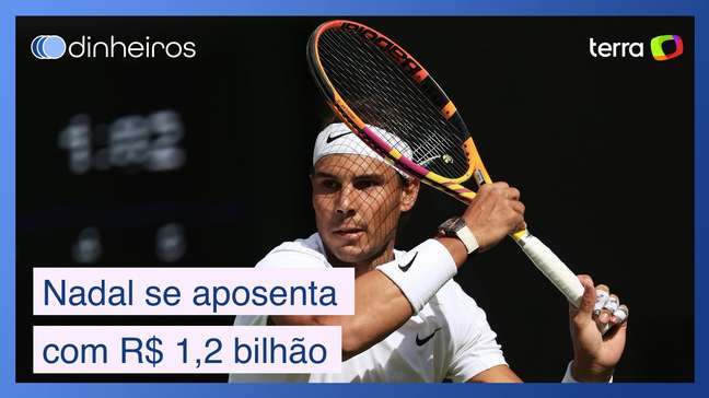 Aos 38, tenista Rafael Nadal se aposenta com fortuna de R$ 1,2 bilhão