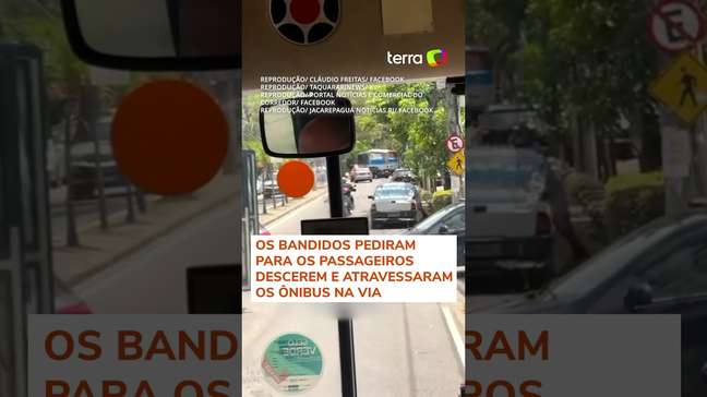 Criminosos sequestram ônibus para usar como barricadas na Zona Oeste do Rio de Janeiro #shorts